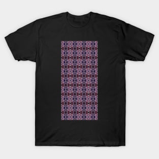 Purple diamond pattern T-Shirt